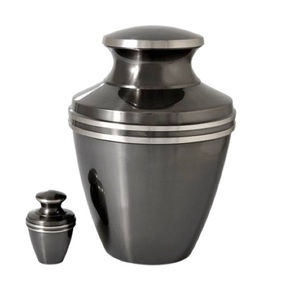 Ensemble d'urnes funéraires en métal avec mosaïque florale de papillon, urne commémorative pour adultes, souvenir, vente en gros OEM, urnes décoratives pour cendres humaines. - Product Image 4