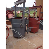 Grande louche de coulée de fontaine, louche de coulée de Type coulissant en acier Ductile