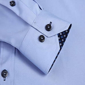 Chemise à boutons respirante au design unique pour hommes, chemises à boutons unies de couleur unie de style personnalisé en stock - Product Image 5