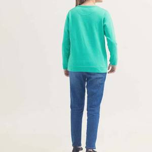 Ropa de mujer Sudadera de mujer Precio al por mayor Ropa de invierno Manga larga Cuello redondo Sudaderas de color sólido de alta calidad Mujeres - Product Image 2