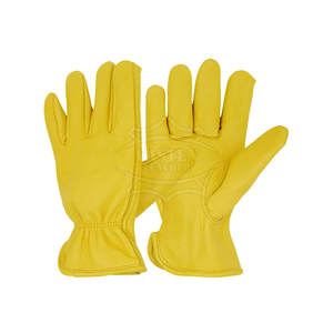 Guantes de conductor de desgaste de bicicleta de cuatro estaciones ecológicos de cuero genuino duradero de alta calidad para deportes precio al por mayor - Product Image 4