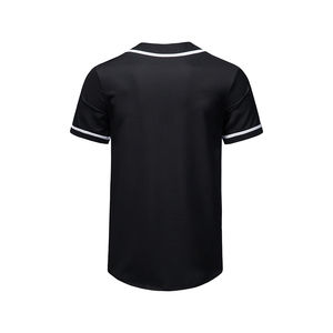 Bordado personalizado de punto doble para jóvenes camisas de béisbol en blanco sublimación Jersey Softball malla botón abajo Jersey de béisbol - Product Image 2
