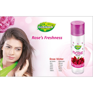 GIRNAR 100% Pure Organic Rose Water Toner Hidratante y aclarador Cuidado facial Spray Blanqueador Hidratante - Product Image 2