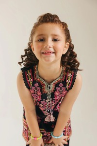 Vestido túnica bordado oriental para niñas Ropa de manga larga Grupo de edad para niños - Product Image 3