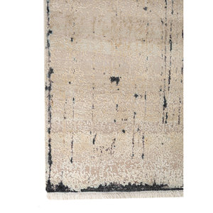 Alfombras Entropy de Lana y Seda Color Marfil, Anudadas a Mano, Modelo AKWS-13060, para Decoración del Hogar, Sala de Estar, Comedor, Dormitorio y Uso en Exteriores - Product Image 4