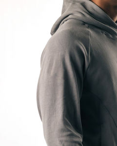 Sweat-shirt à capuche épais pour homme, personnalisé avec logo brodé en 3D, en coton, pour l'hiver, couleur unie, écologique, vente en gros - Product Image 5