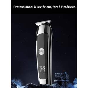 Afeitadora Eléctrica Recargable por USB para Hombre, Recortadora de Pelo Profesional con Cuchilla de Acero Inoxidable, IPX7, Ajustable, con Batería, Enchufe Estadounidense - Product Image 4