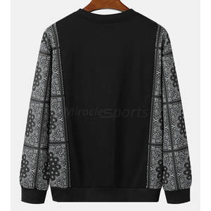 Sweat-shirt homme de haute qualité respirant coupe confortable basiques coton mélangé sweats pour hommes - Product Image 2