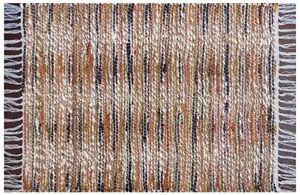 พรมปอกระเจาทำมือคุณภาพสูงพรมปูพื้นทำมือทนทานสีทึบหรูหราทันสมัยส่งตรงจากผู้ผลิตอินเดีย - Product Image 2