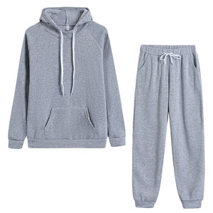 Ensemble de survêtement de haute qualité pour hommes, sweat-shirt à capuche en molleton lourd et jogging, logo personnalisé, ensemble de vêtements de sport deux pièces - Product Image 2
