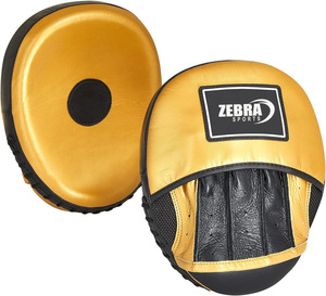 Muay Thai Boxe Focus Punch Mitts Logo personnalisé Cuir PU Durable Léger Design incurvé MMA Offre Spéciale d'entraînement 2024 - Product Image 6