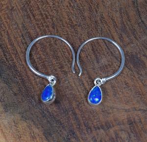 Boho Style classique boucles d'oreilles bijoux pour femmes bijoux en argent 925 en argent Sterling opale pierres précieuses boucles d'oreilles faites à la main cadeau pour l'amour - Product Image 3