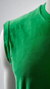 Camiseta sin mangas para hombre, de algodón, cuello redondo, estilo musculoso, para gimnasio, entrenamiento, deportes, uso casual, con logo personalizado. - Product Image 5