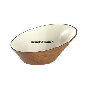 Cuenco de madera de lujo para chocolate Cuenco dulce hecho a mano de calidad superior Forma redonda Cuenco de madera para chocolate al por mayor - Product Image 6