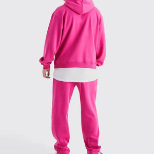 Survêtement surdimensionné unisexe confortable et chaud avec fermeture à glissière avant perlé Technique Logo personnalisé pour la relaxation hivernale Active Wear Produit OEM - Product Image 6