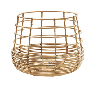 Venta caliente Cesta de caña de ratán Venta caliente Cesta de ratán Forma redonda con la mejor calidad de ratán para el almacenamiento de mercancías - Product Image 5