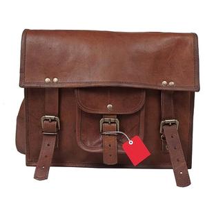 Bolso cruzado de cuero genuino para hombre, elegante bohemio, sencillo, elegante, con cierre de hebilla, al mejor precio para viajes de negocios - Product Image 4