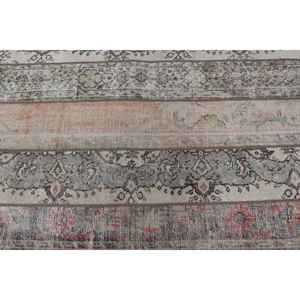 Alfombra vintage de 3.4x6.1 pies (105x185 cm), alfombra turca marrón con lunares - Product Image 5