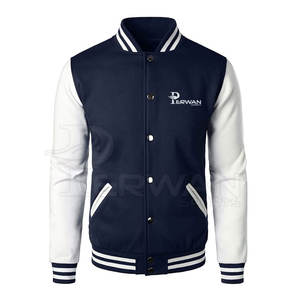 Nueva llegada de los hombres de estilo de la calle Letterman chaquetas Stand Collar transpirable y secado rápido personalizable colección de invierno en oferta - Product Image 1