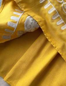 Nuevo aspecto fantástico estilo bohemio bordado Vintage trabajo manual pesado Flare y Puff manga larga ajuste y Flare vestido Ucraniano - Product Image 6