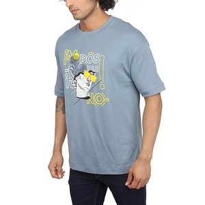 Best Selling <b>Men's</b> <b>T</b>-<b>Shirts</b> Stylish Anti-Wrinkle 100% Breathable Cotton Loose Fit Printed Casual Wear High Quality Tees - Product Image 3