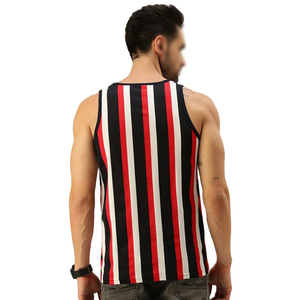 Fitness Gym Wear Respirant Plus La Taille Hommes Tricoté Débardeurs Bodybuilding Polyester/Coton Casual Fabriqué au Pakistan - Product Image 4