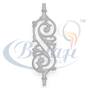 Barandilla de Escalera Moderna sin Marco de Hierro y Aluminio Resistente a la Oxidación, Barra de Pilar para Balcón con Diseño Protegido contra Rayos UV, Garantía de 5 Años, OEM - Product Image 1