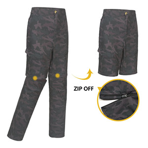 Wholesale Custom High Quality Convertible Pant Men Streetwear <b>Mountain</b> Hiking Convertible Cargo Pants Men - Product Image 3