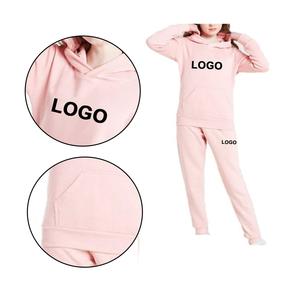 ชุดวอร์มสองชิ้นสำหรับเด็กชุดวอร์มเสื้อสวมหัวมีฮู้ดสำหรับวิ่ง - Product Image 3