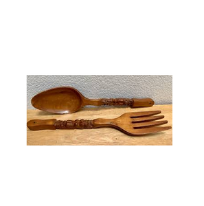 Impressionnant Design Fourchette Cuillère Couverts Ensemble Pour Ustensiles De Cuisine Décor À La Maison Restaurant Et Hôtel Décor Couverts En Bois - Product Image 5