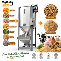 Moulin-mélangeur d'aliments pour volailles MY, capacité 1000 kg/h, broyeur et mélangeur d'aliments pour bétail, porcs et animaux, prix
