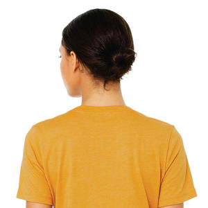 Camiseta de algodón para mujer, Camiseta básica de manga corta a la moda, cómoda ropa de diario, camiseta de verano con estampado personalizado de Color sólido para niñas - Product Image 2