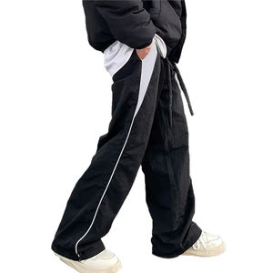 Pantalones Deportivos de Lona de Nailon y Elastano, Personalizados, Ligeros, Casuales, de Pierna Ancha, Cintura Elástica, Resistentes al Viento, de Secado Rápido, Impermeables y Transpirables para Hombre - Product Image 3