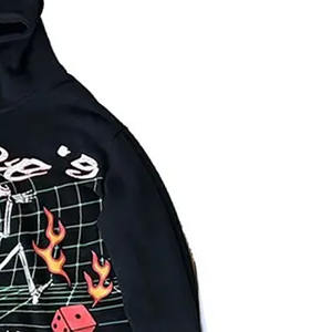 Venta al por mayor teñida Lisa Mejor diseño Hombres con capucha Invierno Personalizable Servicio OEM Alta demanda Ligero Color sólido 100% - Product Image 6