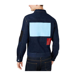 Chaqueta de Mezclilla Ligera para Hombre, Diseño Moderno y Personalizado, Chaqueta de Mezclilla Premium de Manga Larga con Logotipo Personalizado, Estilo Casual Urbano - Product Image 6