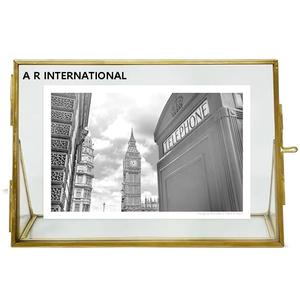 Cadre photo en métal durable, carré, idée cadeau idéale pour le bureau, la chambre à coucher, le salon, se pose facilement sur une table - Product Image 5