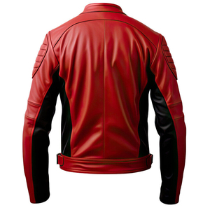 Chaqueta de piel de oveja Original y vaca Unisex para hombre para montar en motocicleta famosa informal ropa deportiva de la mejor calidad último diseño - Product Image 2