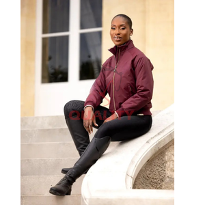 Stylish equestrian <b>riding</b> jacket premium waterproof breathable stretch fabric ergonomic cut <b>horse</b> training <b>wear</b> jacket - Product Image 6