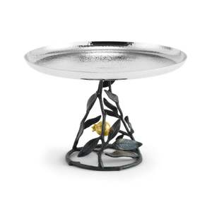 Support à gâteau rustique en métal floral avec construction durable pour une charmante configuration de service de gâteau dans les événements à la maison et les occasions festives - Product Image 1