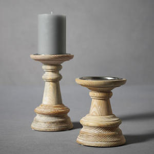 Bougeoir en bois fait à la main de qualité supérieure décoratif pour la maison écologique bas prix pour une décoration de qualité supérieure - Product Image 4