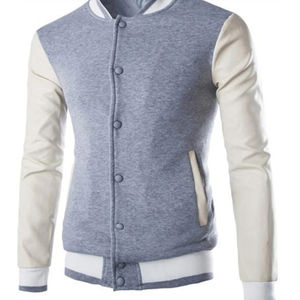 Meilleure qualité Nouveau Meilleur prix Conception personnalisée Logo Letterman Street Wear Hommes Baseball Varsity Vestes - Product Image 4