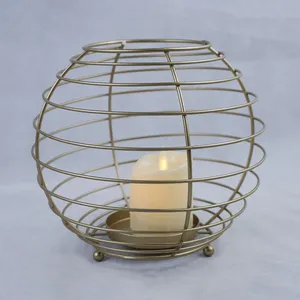 Portavelas de hierro con forma personalizada de diseño de lujo, precio bajo - Product Image 6