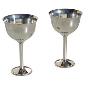 Cáliz Religioso de Cobre Liso, Vaso de Metal Plateado, Hecho a Mano, Diseño Moderno de Lujo, Doble Pared, Tamaño Personalizado, para Hogar o Iglesia - Product Image 6