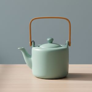 Théière en céramique 3460100S à succès, design compact pour les pauses thé au bureau et sur le lieu de travail - Product Image 3