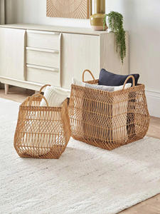 Juego de 2 cestas de ratán de nuevo diseño hechas de material de ratán hecho en Vietnam con precio al por mayor - Product Image 2