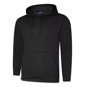 <b>Men's</b> High Quality Custom 320g Heavy Weight Fleece Pullover <b>Hoodie</b> Regular Fit Warm Sweatshirt Lined Hood Pocket Solid Spring - Product Image 5