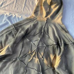 Street Trend Gothique Punk Hip Hop Mode Zipper Broderies Sweat à capuche pour homme - Product Image 5