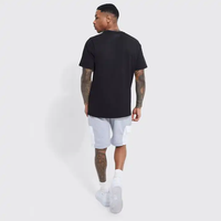 T-shirt décontracté pour homme à col rond 100% coton, manches courtes, 260 grammes, respirant, écologique, coupe classique, style streetwear, personnalisable