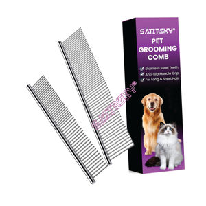 Juego de 3 peines profesionales de acero para gatos y perros, instrumentos veterinarios de acero inoxidable de alta calidad para cirugía dental - Product Image 2