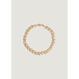 Eternity Heart Chain Bracelet with Princess Cut Diamond 14K <b>Gold</b> Rhodium & <b>Gold</b> Plated <b>Rose</b> <b>Gold</b> & Platinum Religious <b>Bangles</b> - Product Image 1